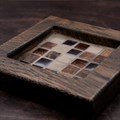 Вазочка - декоративное настенное панно, 13,5х13,5х2,5 см., 0017-K135W-CH 0017-K135W-CH - фото 11953