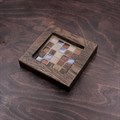 Вазочка - декоративное настенное панно, 13,5х13,5х2,5 см., 0017-K135W-CH 0017-K135W-CH - фото 11958