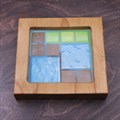 Декоративная вазочка - подставка для мелочей, 14,5x14,5x2,5 см., 0104-K145W-DU 0104-K145W-DU - фото 16828