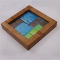 Декоративная вазочка - подставка для мелочей, 14,5x14,5x2,5 см., 0104-K145W-DU - sale 0104-K145W-DU - sale - фото 23263