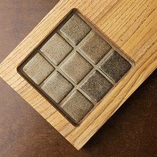 Прямоугольная декоративная подставка из дерева и мозаики 6-105, 15,5x10х2,5 см. 6-105 - фото 8801