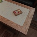 03-072 Светящийся в темноте большой журнальный стол из массива ясеня 100х60х55 см. 03-072 - фото 9950